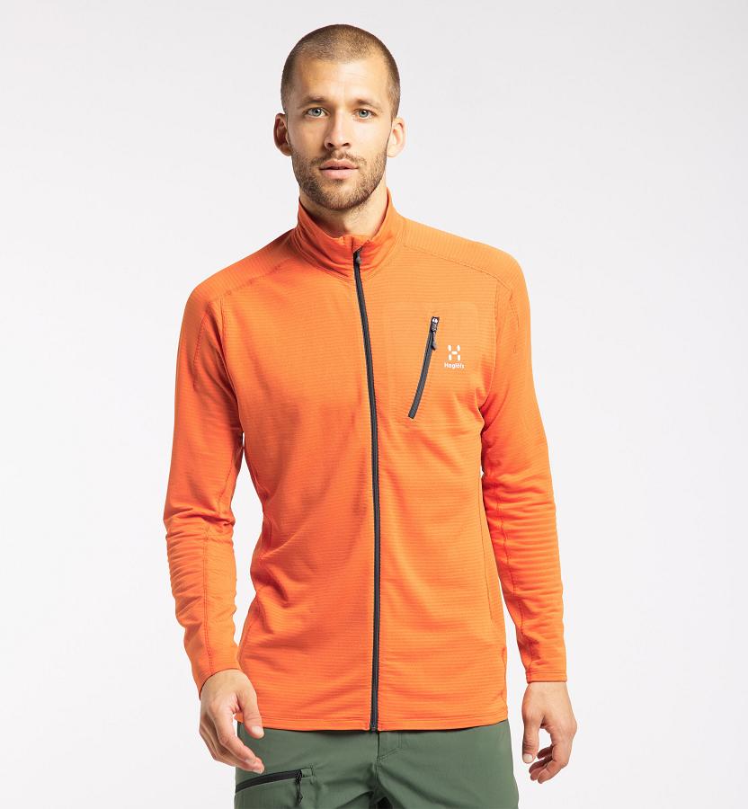 Haglöfs Mens L.I.M Mid Layer Orange New Zealand 89472SQPR